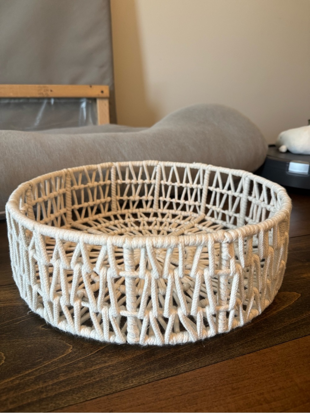 Target Cream Woven Rope Decorative Basket